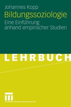Cover Bildungssoziologie (eBook, PDF)