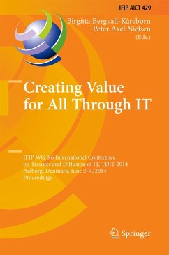 Creating Value for All Through IT (eBook, PDF)