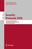 Security Protocols XVIII (eBook, PDF)