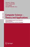 Computer Science -- Theory and Applications (eBook, PDF)