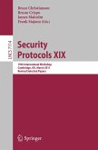 Security Protocols XIX (eBook, PDF)