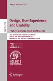 Design, User Experience, and Usability. Theory, Methods, Tools and Practice (eBook, PDF)