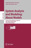 System Analysis and Modeling: About Models (eBook, PDF)