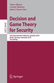 Decision and Game Theory for Security (eBook, PDF)