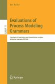 Evaluations of Process Modeling Grammars (eBook, PDF)