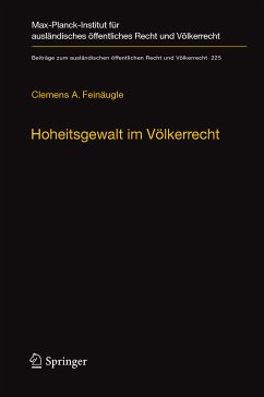 Hoheitsgewalt im Völkerrecht (eBook, PDF) - Feinäugle, Clemens A.