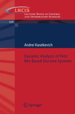 Dynamic Analysis of Petri Net-Based Discrete Systems (eBook, PDF) - Karatkevich, Andrei
