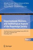 Organizational, Business, and Technological Aspects of the Knowledge Society (eBook, PDF)