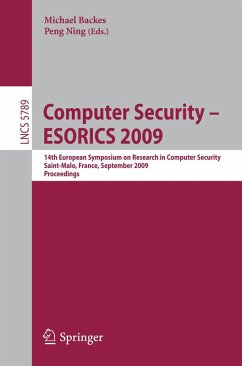 Computer Security -- ESORICS 2009 (eBook, PDF)