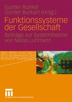 Funktionssysteme der Gesellschaft (eBook, PDF)