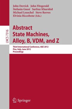 Cover Abstract State Machines, Alloy, B, VDM, and Z (eBook, PDF)