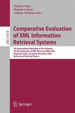 Cover Comparative Evaluation of XML Information Retrieval Systems (eBook, PDF)