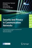 Security and Privacy in Communication Networks (eBook, PDF)