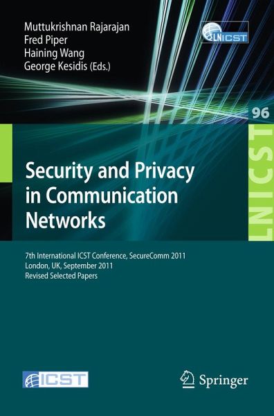 Security and Privacy in Communication Networks (eBook, PDF) Security and Privacy in Communication Networks (eBook, PDF)