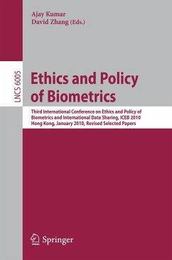 Ethics and Policy of Biometrics (eBook, PDF)