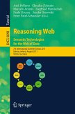 Reasoning Web. Semantic Technologies for the Web of Data (eBook, PDF)