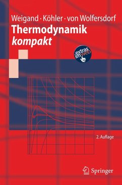 Thermodynamik kompakt (eBook, PDF) - Weigand, Bernhard; Köhler, Jürgen; Wolfersdorf, Jens