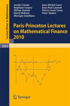 Cover Paris-Princeton Lectures on Mathematical Finance 2010 (eBook, PDF)