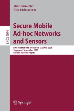Cover Secure Mobile Ad-hoc Networks and Sensors (eBook, PDF)