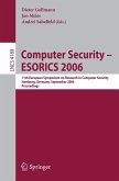 Computer Security - ESORICS 2006 (eBook, PDF)
