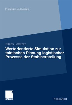 Wertorientierte Simulation zur taktischen Planung logistischer Prozesse der Stahlherstellung (eBook, PDF) - Labitzke, Niklas