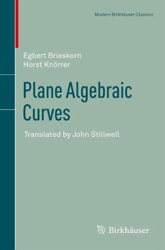 Plane Algebraic Curves (eBook, PDF) - Brieskorn, Egbert; Knörrer, Horst