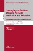 Leveraging Applications of Formal Methods, Verification and Validation. Specialized Techniques and Applications (eBook, PDF)