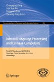 Natural Language Processing and Chinese Computing (eBook, PDF)