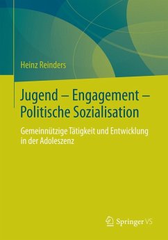 Jugend - Engagement - Politische Sozialisation (eBook, PDF) - Reinders, Heinz