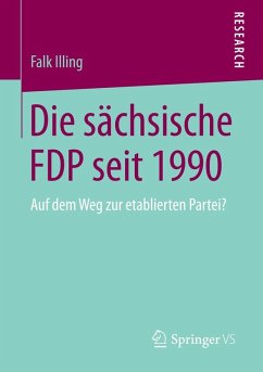 Cover Die sächsische FDP seit 1990 (eBook, PDF)