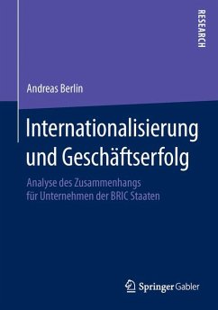 Internationalisierung und Geschäftserfolg (eBook, PDF) - Berlin, Andreas