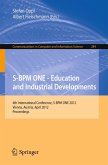 S-BPM ONE - Education and Industrial Developments (eBook, PDF)