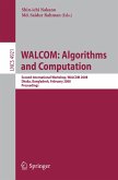 WALCOM: Algorithms and Computation (eBook, PDF)