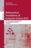 Mathematical Foundations of Computer Science 2010 (eBook, PDF)