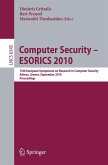 Computer Security - ESORICS 2010 (eBook, PDF)