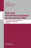 Rules and Rule Markup Languages for the Semantic Web (eBook, PDF)