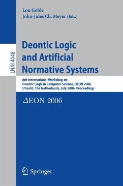 Deontic Logic and Artificial Normative Systems (eBook, PDF)