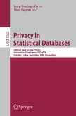 Privacy in Statistical Databases (eBook, PDF)