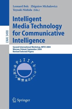 Cover Intelligent Media Technology for Communicative Intelligence (eBook, PDF)