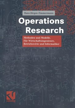 Operations Research (eBook, PDF) - Zimmermann, Hans-Jürgen