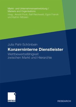 Konzerninterne Dienstleister (eBook, PDF) - Pahl-Schönbein, Julia