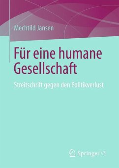 Für eine humane Gesellschaft (eBook, PDF) - Jansen, Mechtild