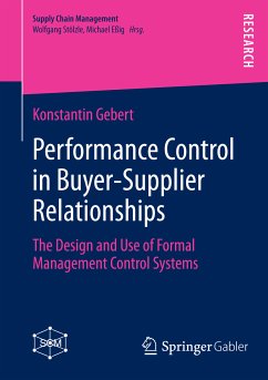 Performance Control in Buyer-Supplier Relationships (eBook, PDF) - Gebert, Konstantin