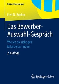 Das Bewerber-Auswahl-Gespräch (eBook, PDF) - Bohlen, Fred N.