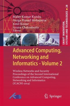 Advanced Computing, Networking and Informatics- Volume 2 (eBook, PDF)