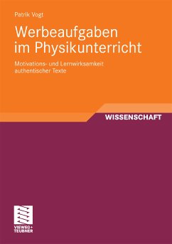 Werbeaufgaben im Physikunterricht (eBook, PDF) - Vogt, Patrik