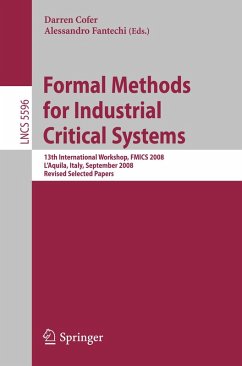 Formal Methods for Industrial Critical Systems (eBook, PDF)