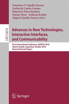 Cover Advances in New Technologies, Interactive Interfaces, and Communicability (eBook, PDF)