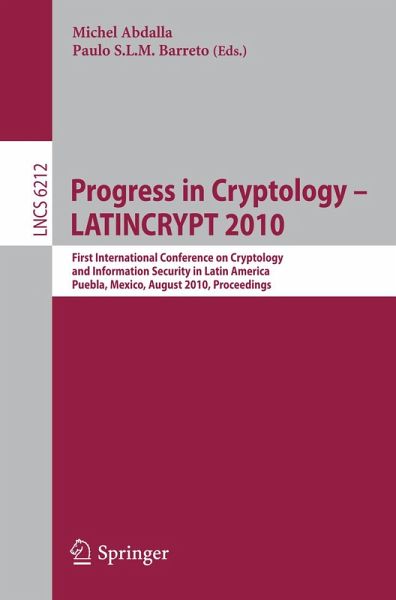 Progress in Cryptology - LATINCRYPT 2010 (eBook, PDF)