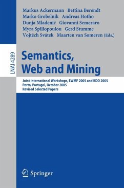 Semantics, Web and Mining (eBook, PDF)